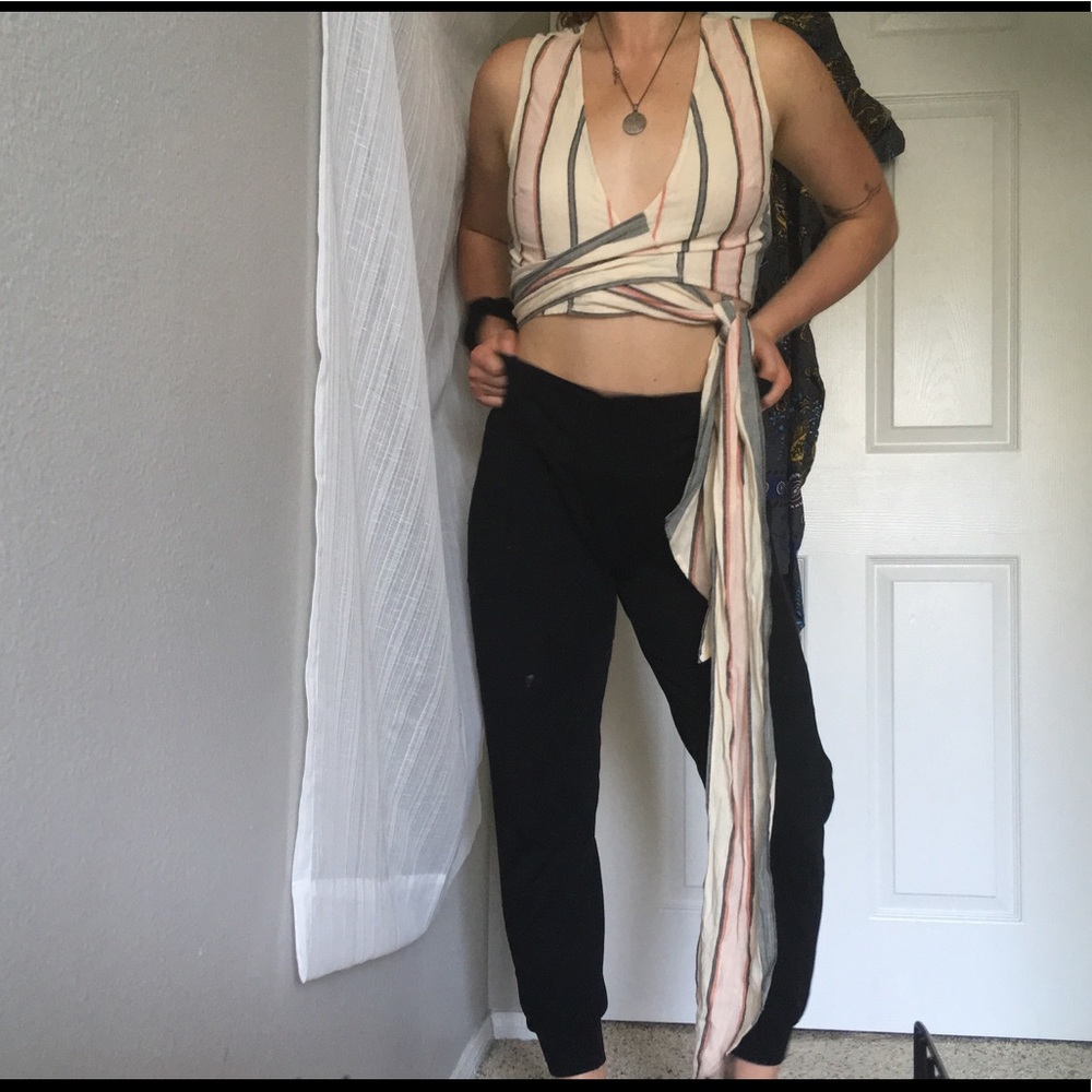 Billabong Tie Front Crop Top